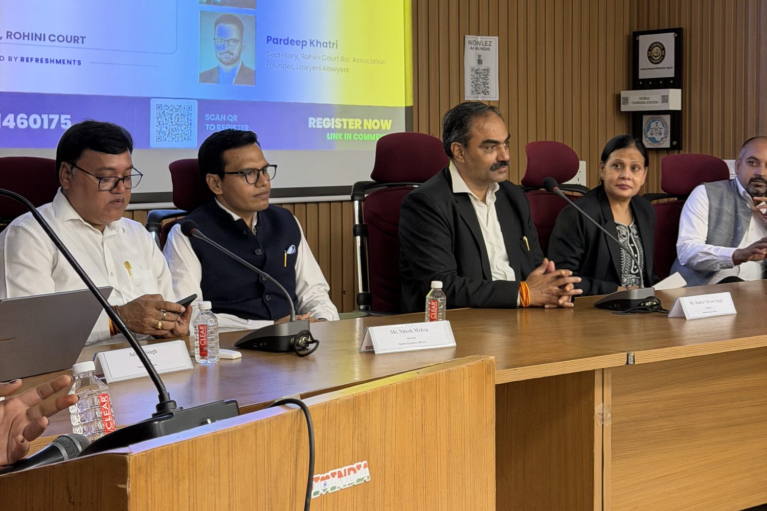 The panel with RCBA committee members